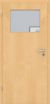 Ahorn Echtholztür furniert - Zimmertür mit Zarge | Lichtausschnitt 005