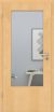 Ahorn Echtholztür furniert - Zimmertür mit Zarge | Lichtausschnitt DIN