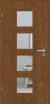 Tür Asteiche dunkel rustikal | LA004 | Bronze